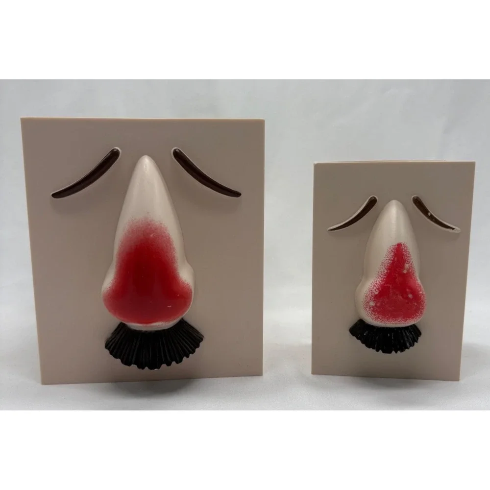 Kitschy Tissue Box Holders Funny Pharmaceutical Advertising Face Entex Plastic